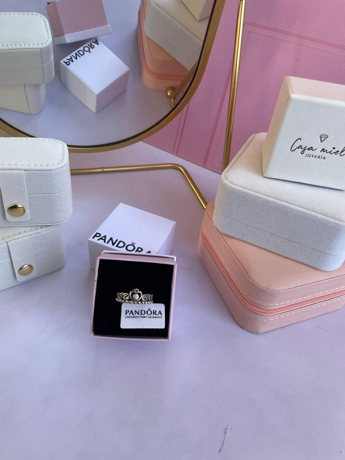 ANILLO PLATA LEY 925 PRINCESA 👑 INSPO PANDORA
