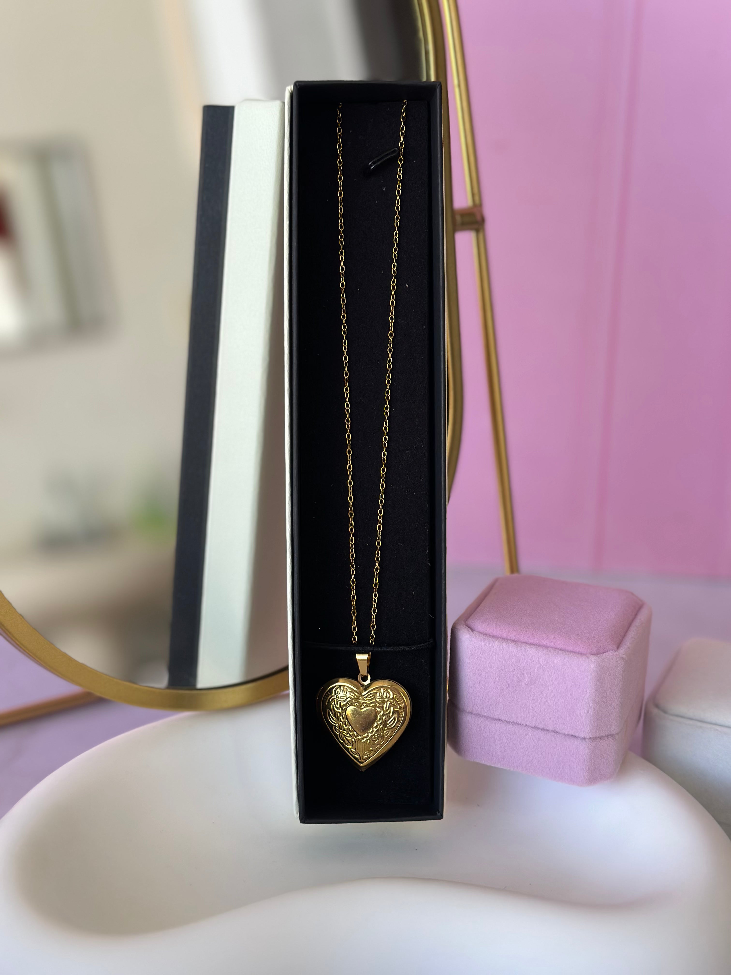 RELICARIOS DE CORAZÓN ACERO 316