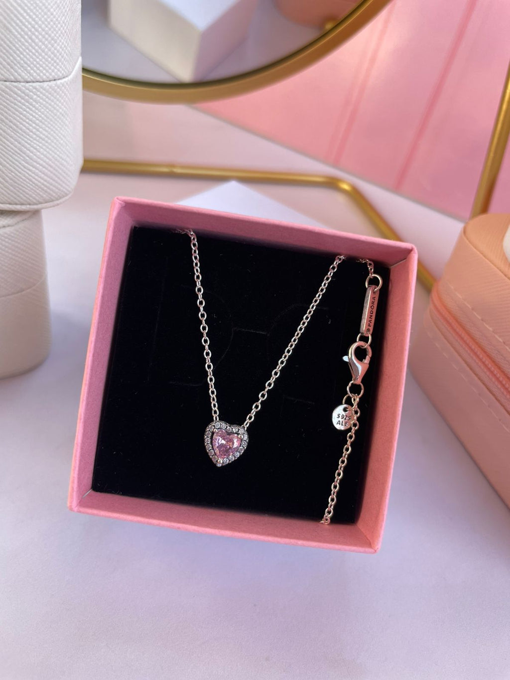 COLLAR CORAZÓN PLATA LEY 925 INSPO PANDORA