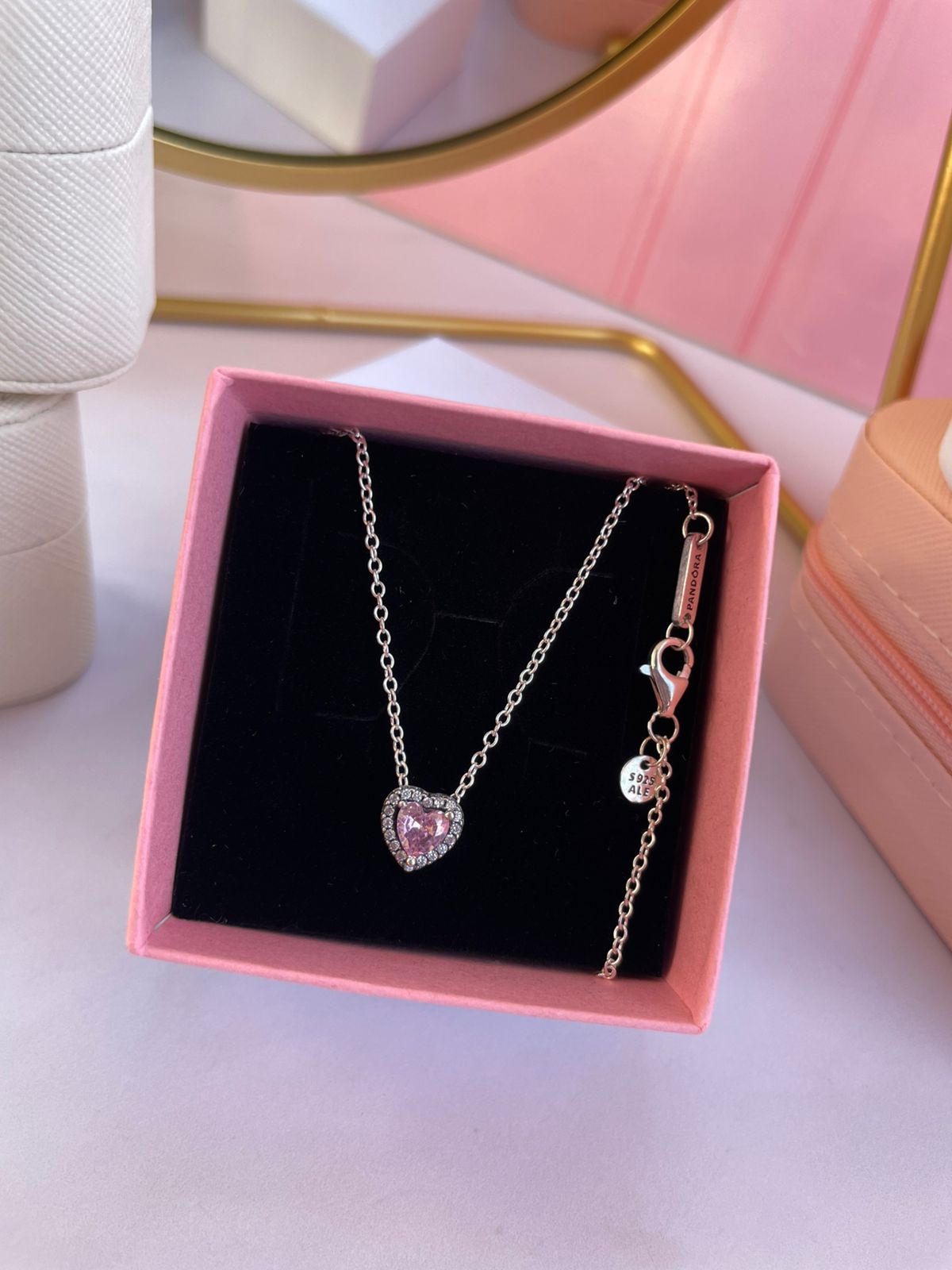 COLLAR CORAZÓN PLATA LEY 925 INSPO PANDORA