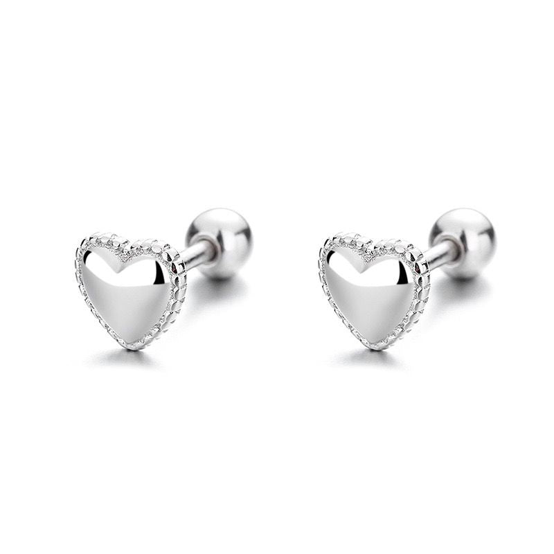 ARETES PEQUEÑO DE PLATA LEY 925