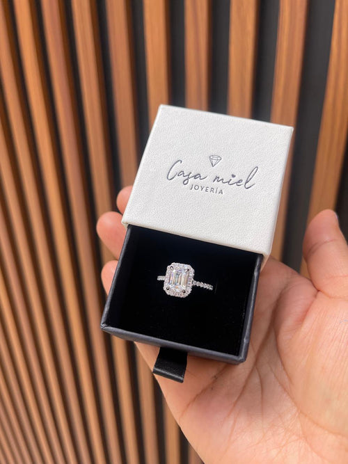 ANILLO PLATA LEY 925 CON PIEDRA PRECIOSA